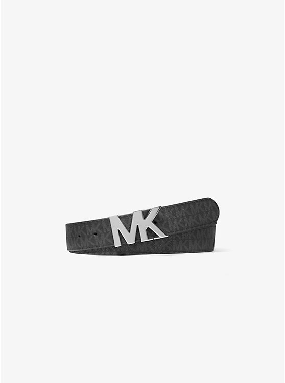 Michael Kors Reversible Logo Buckle Men Belt BLACK | USABEF2047