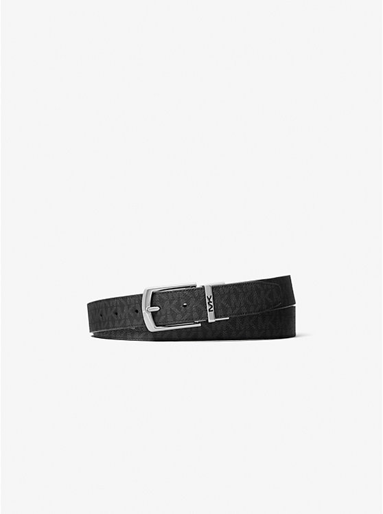 Michael Kors Reversible Signature Logo Men Belt BLACK | USAMQH2049