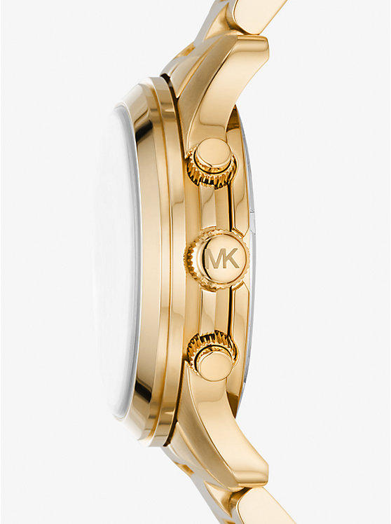 Michael Kors Runway Gold-Tone Women Watch GOLD | USAQMR1659