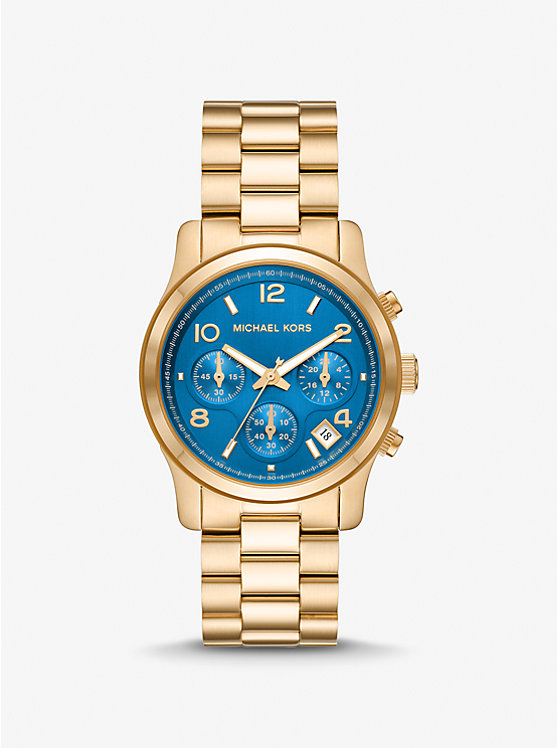 Michael Kors Runway Gold-Tone Women Watch GOLD | USAQMT1660