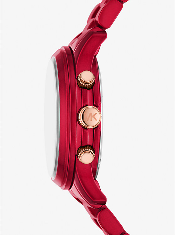 Michael Kors Runway Red-Coated Women Watch RED | USAILS1667