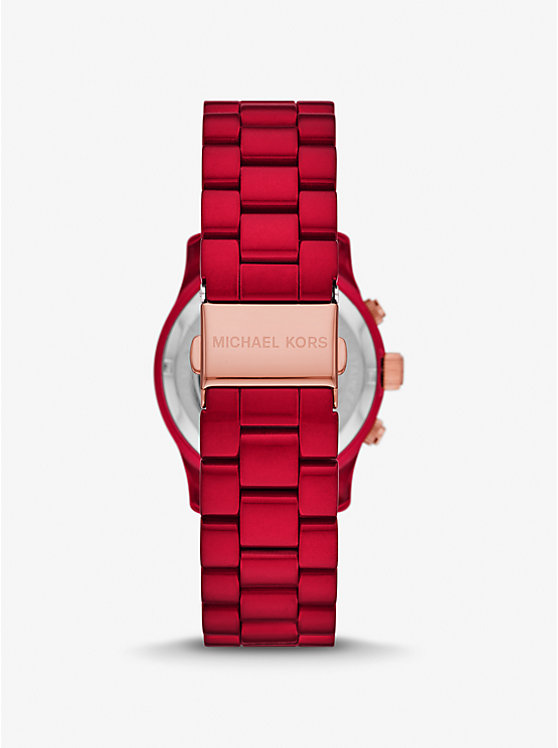 Michael Kors Runway Red-Coated Women Watch RED | USAILS1667