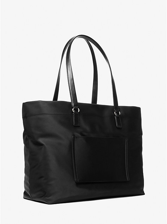 Michael Kors Slater Extra-Large Recycled Nylon Women Tote Bag BLACK | USAMQL1269