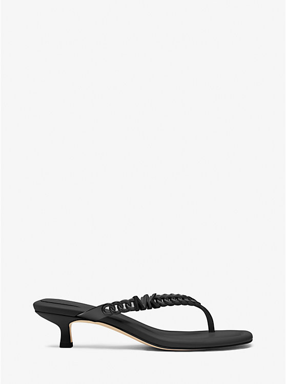 Michael Kors Zaza Kitten Women Sandals BLACK | USATCB1976